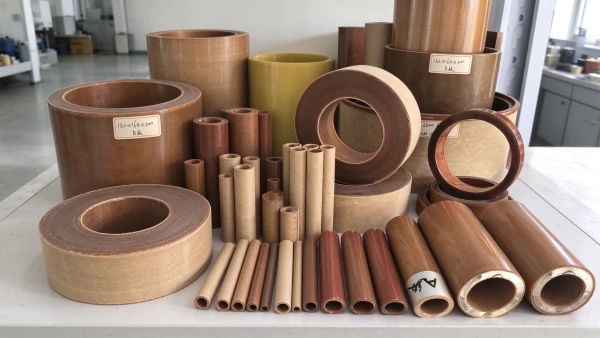 Weshare insulation material sample room showing G10, G11 and 3240 laminate samples