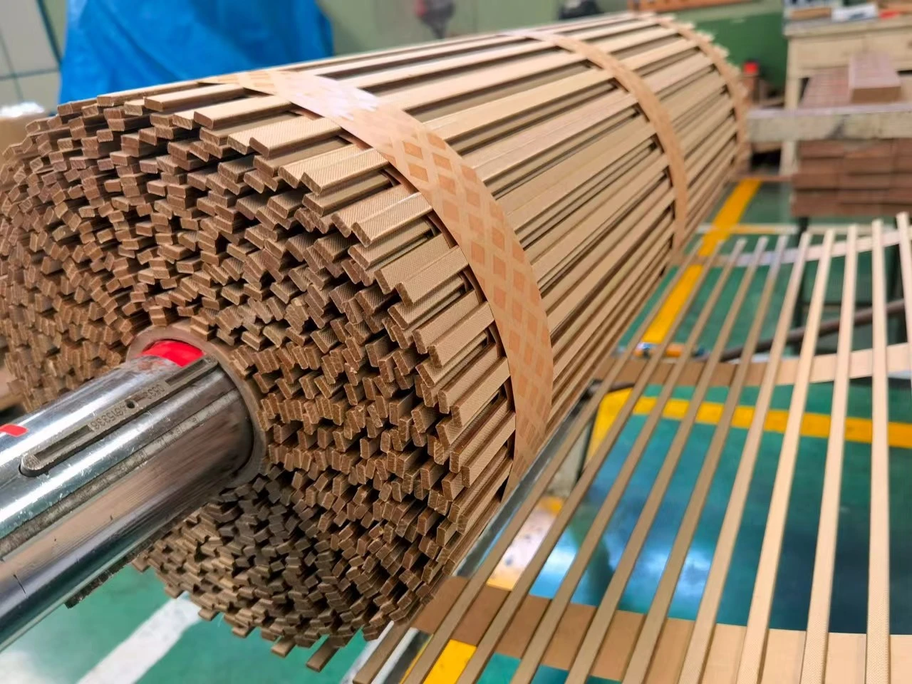 Precision-cut thickness, width and length to create stable winding oil ducts Precision-cut thickness, width and length to create stable winding oil ducts