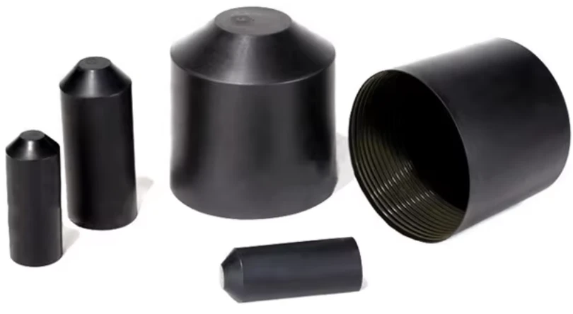 heat shrink end cap for power cable sealing heat shrink end cap for power cable sealing